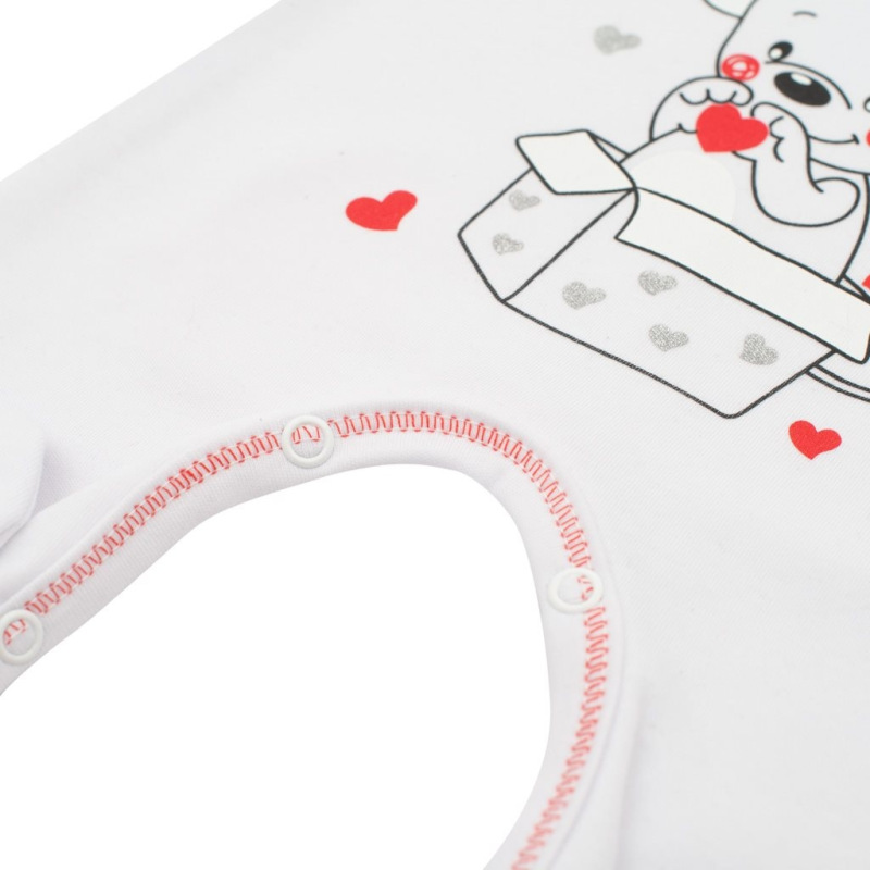 Dojčenské dupačky New Baby Mouse biele 86 (12-18m) 1