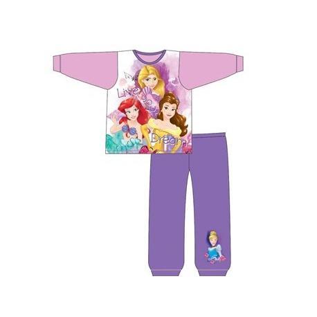 TDP Textiles Dievčenské bavlnené pyžamo DISNEY PRINCESS - 2 roky (92cm)