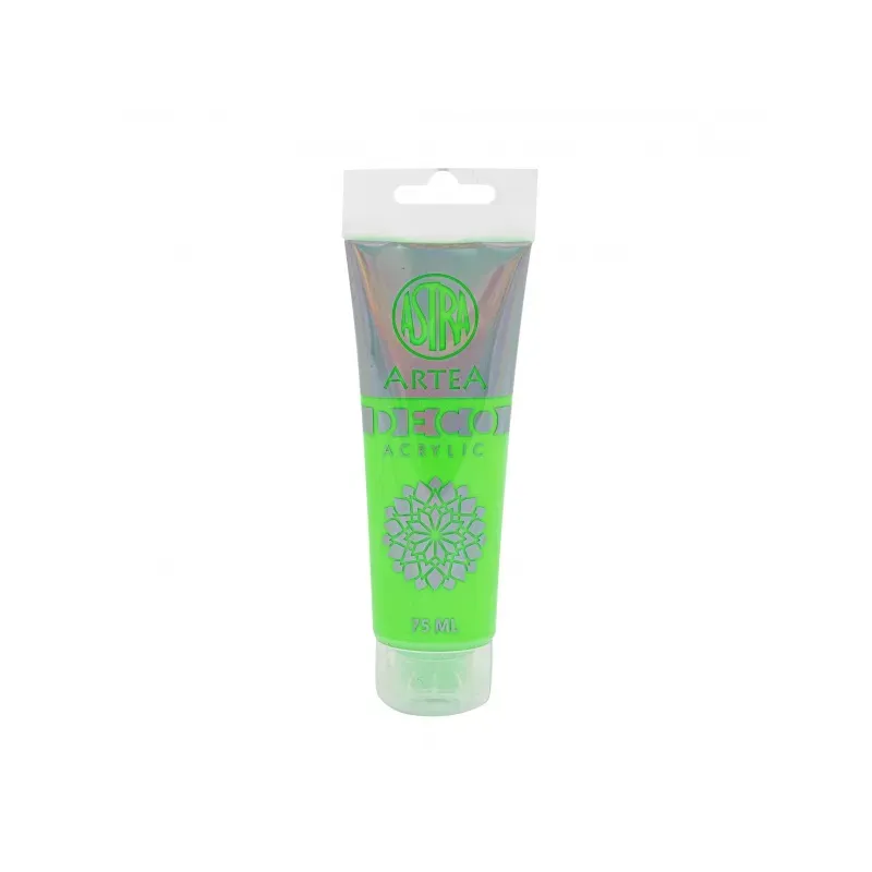 ASTRA ARTEA Deco, Akrylová farba 75ml, Neon Green / Zelená Neónová, 309123019