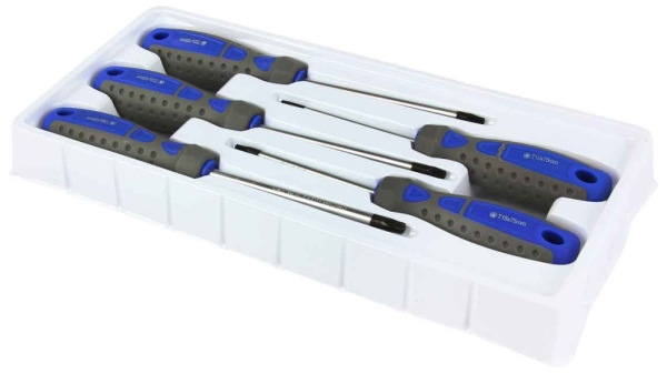 Sada TORX skrutkovačov T10-T30, 5-dielna, MAR-POL 5