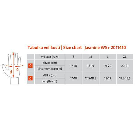 Jasmine WS+ dámske rukavice čierna 2