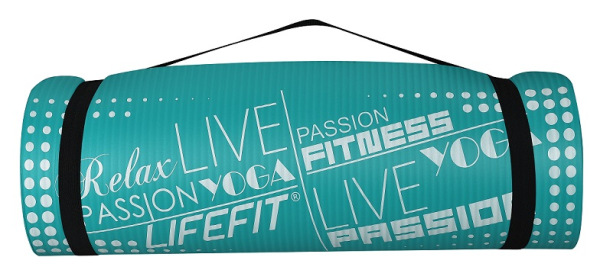 YOGA MAT EXKL+,180x58x1,5,tyrkys 2