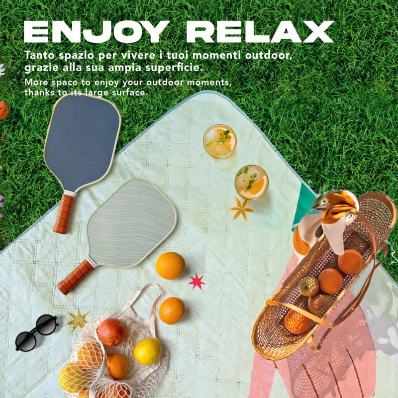 Veľká pikniková deka Perletti Travel – GinTonic, 200x200cm, 13159 6
