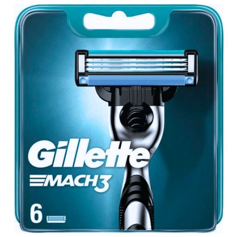 Gillette Mach3 náhradné hlavice 6 ks