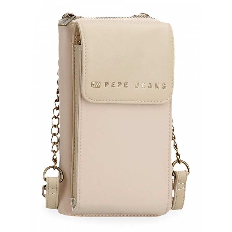Pepe Jeans Morgan Beige - Kabelka na mobil / Peňaženka, 7925333