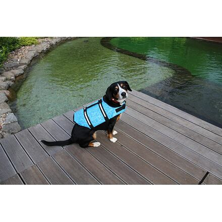 Dog Swimmer plávacia vesta pre psa modrá 2