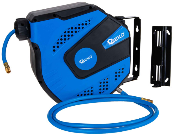 Samonavíjací závesný bubon s hadicou na vzduch, 8 x 12 mm, dĺžka 20 m, GEKO 8