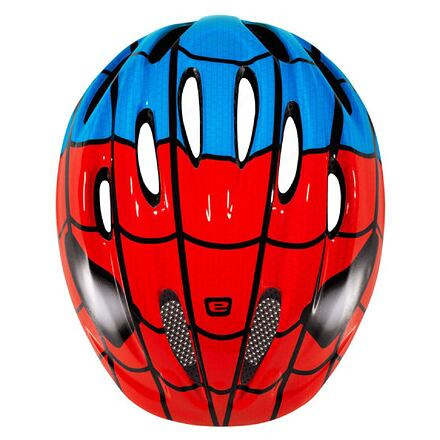 Rebel detská cyklistická prilba modrá-červená 3