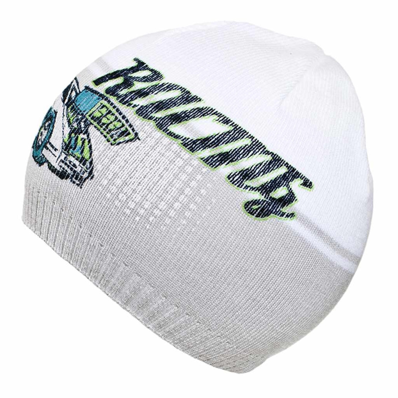 Jesenná detská čiapočka New Baby Racing sivá 110 (4-5r) 1