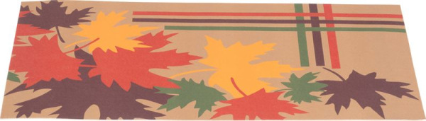 Rohožka MagicHome, pred dvere, Autumn, plast/latex, 40x60 cm 1