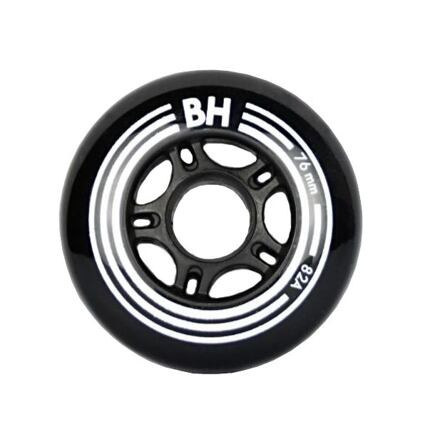 Black 76mm 82A in-line koliesko
