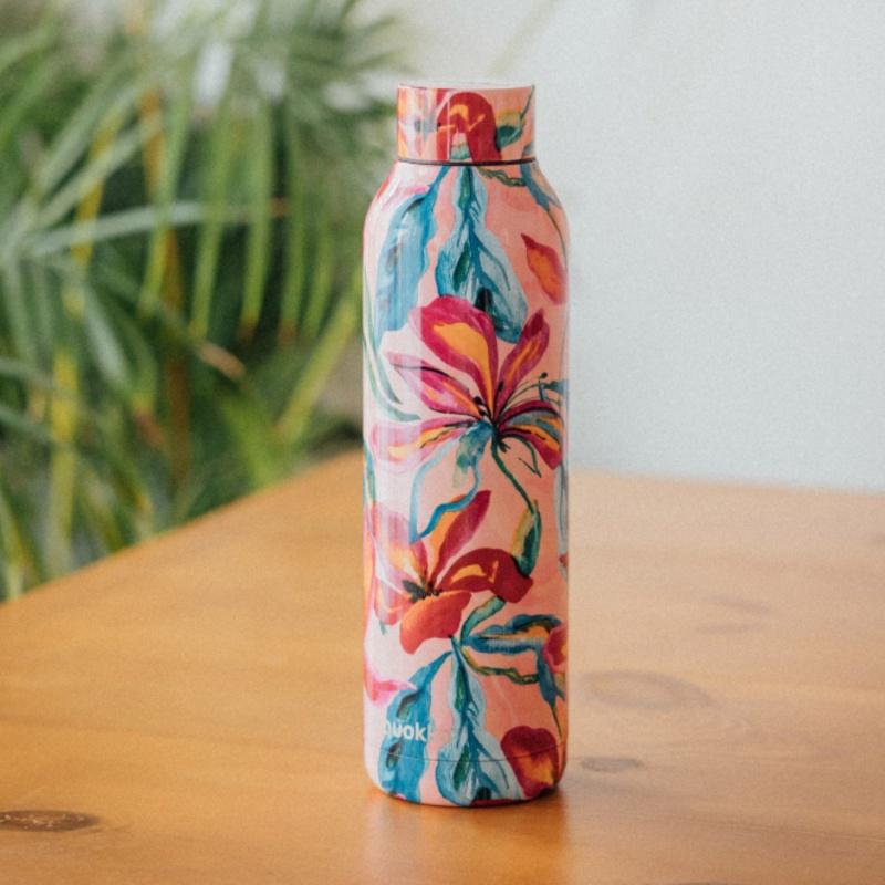 Quokka Solid, Nerezová fľaša / termoska Tropical Bloom, 630ml, 12181 4