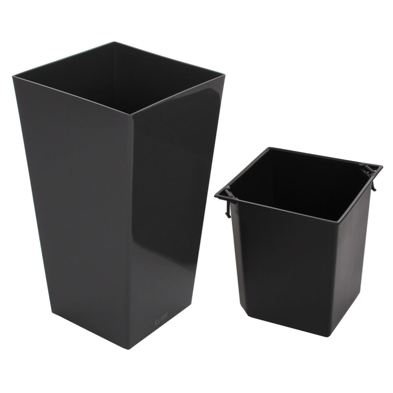 Elise Lesk dekoratívny kvetináč antracitová 2