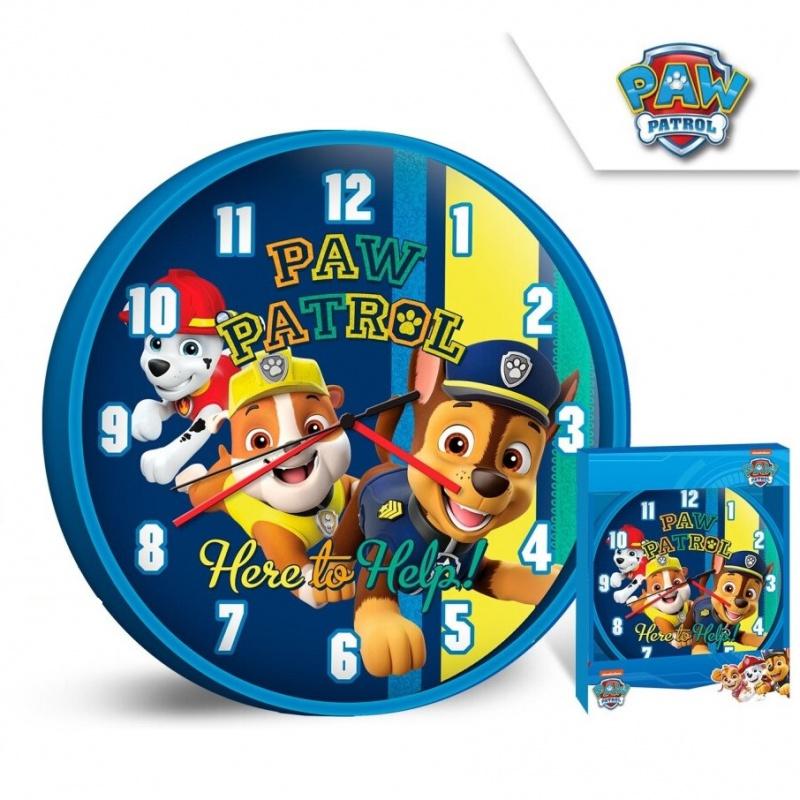 KIDS LICENSING® Detské nástenné hodiny PAW PATROL, PW16696