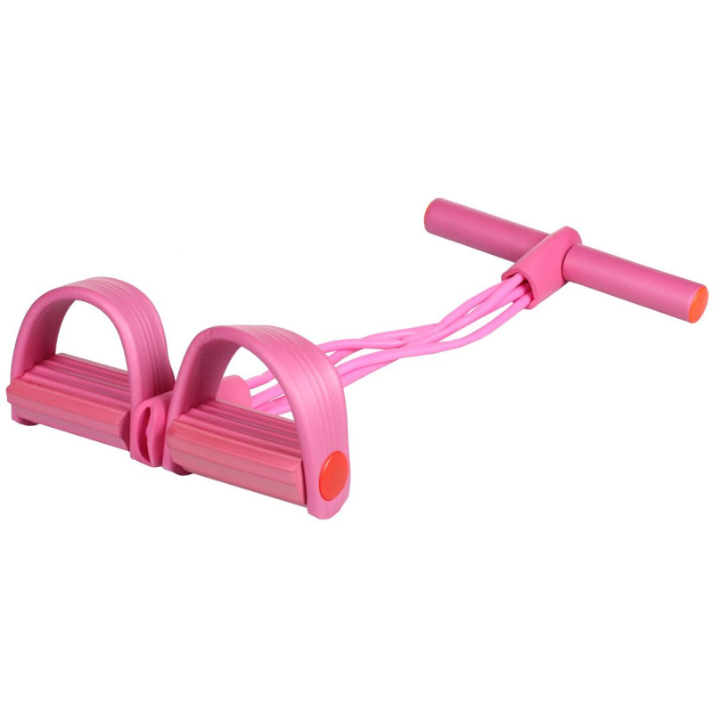 Expander Pull Softy posilňovač s tiahlami ružová