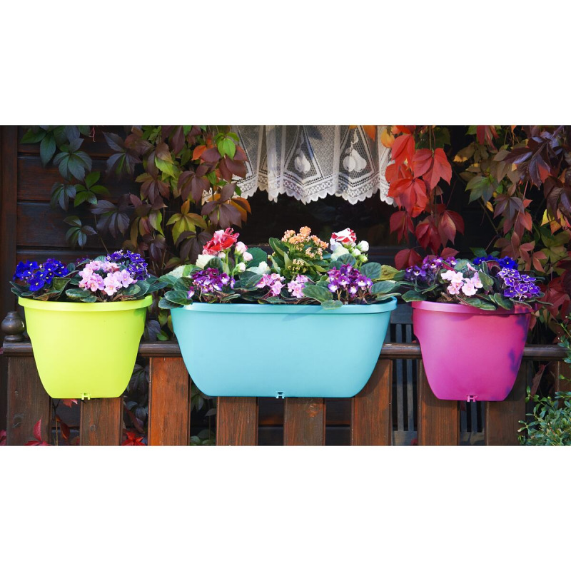 Balconia OVI balkónový kvetináč antracitová 3