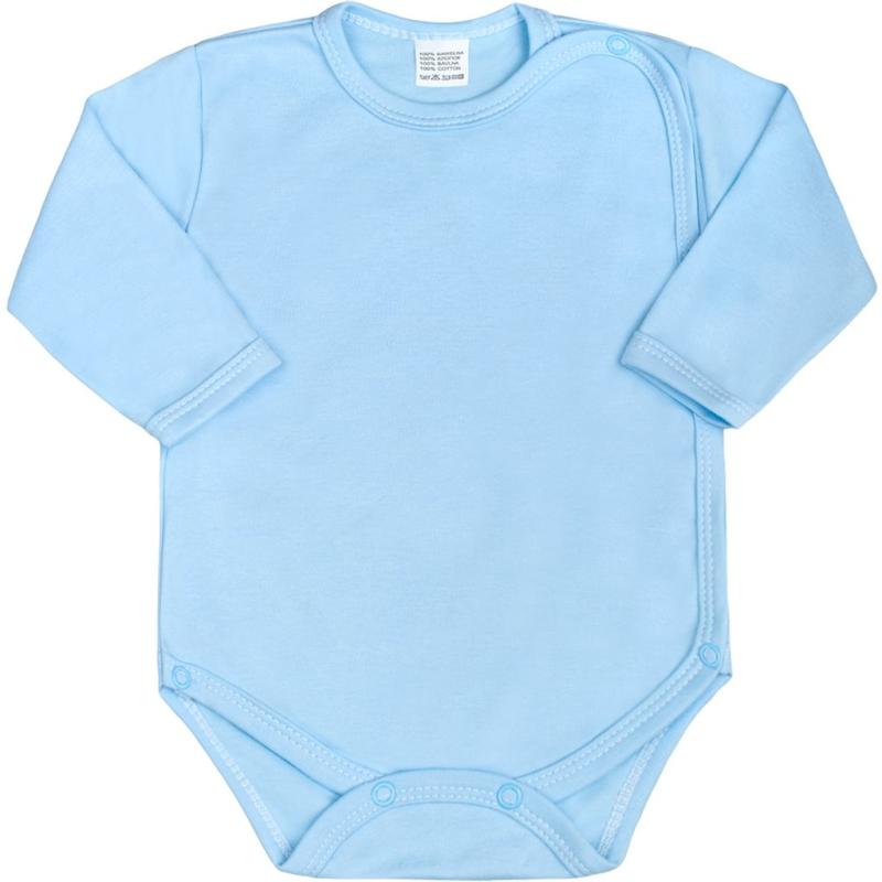 Dojčenské body celorozopínacie New Baby Classic modré 50