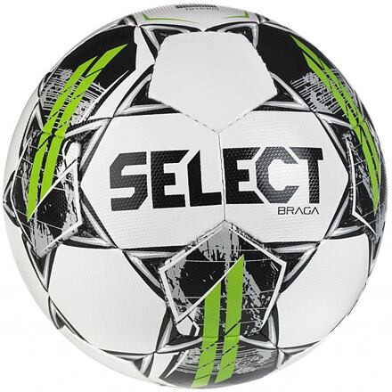 FB Braga futbalová lopta biela-sivá