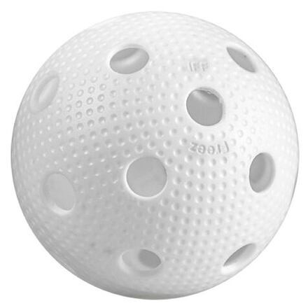 FreezBall Official florbalová loptička biela