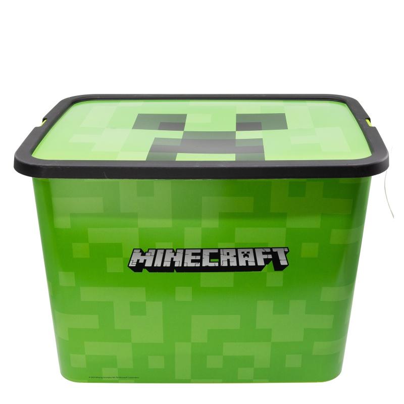 Plastový úložný box MINECRAFT 23L, 04406