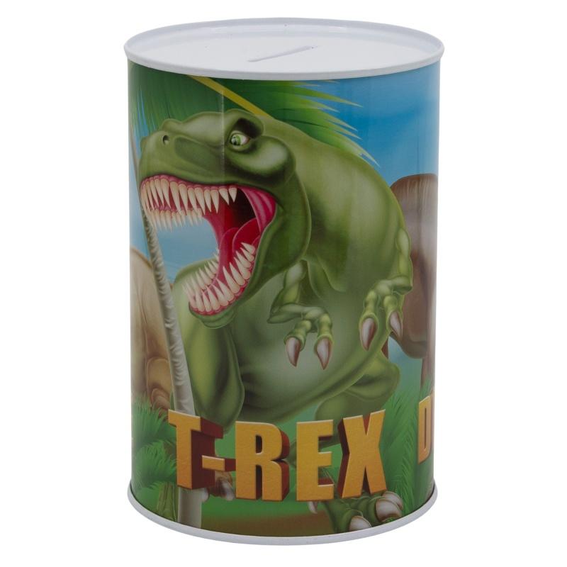 STOR Plechová pokladnička DINOSAUR T-REX Mega, 44855