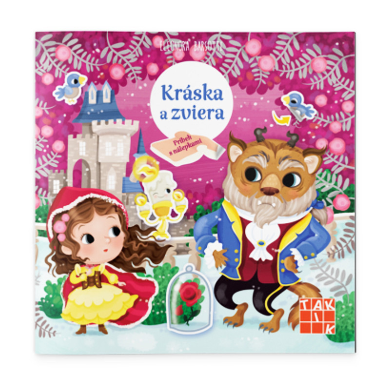 Kráska a zviera Príbeh s nálepkami