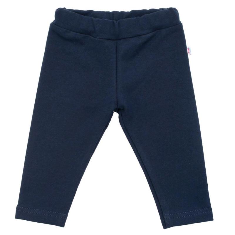 Dojčenské bavlnené legíny New Baby Leggings tmavo modré 68 (4-6m)