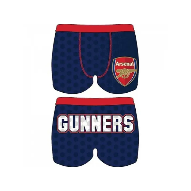 TDP Textiles Chlapčenské bavlnené boxerky ARSENAL - 6 rokov (116cm)