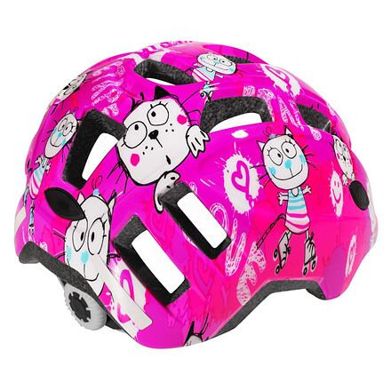 Etape Kitty 2.0 detská cyklistická prilba ružová veľ. XS-S 1