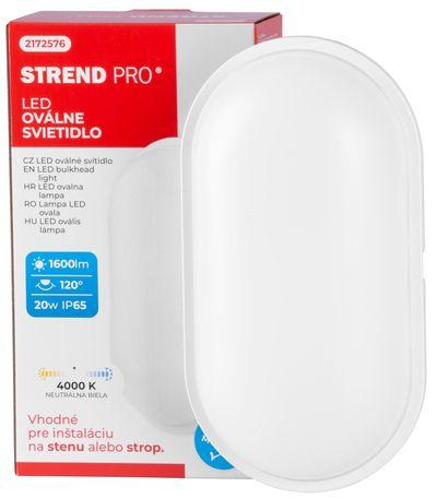 Svietidlo Strend Pro Bulkhead, SMD LED 2835, 1600 lm, na strop a stenu, oválne, IP65