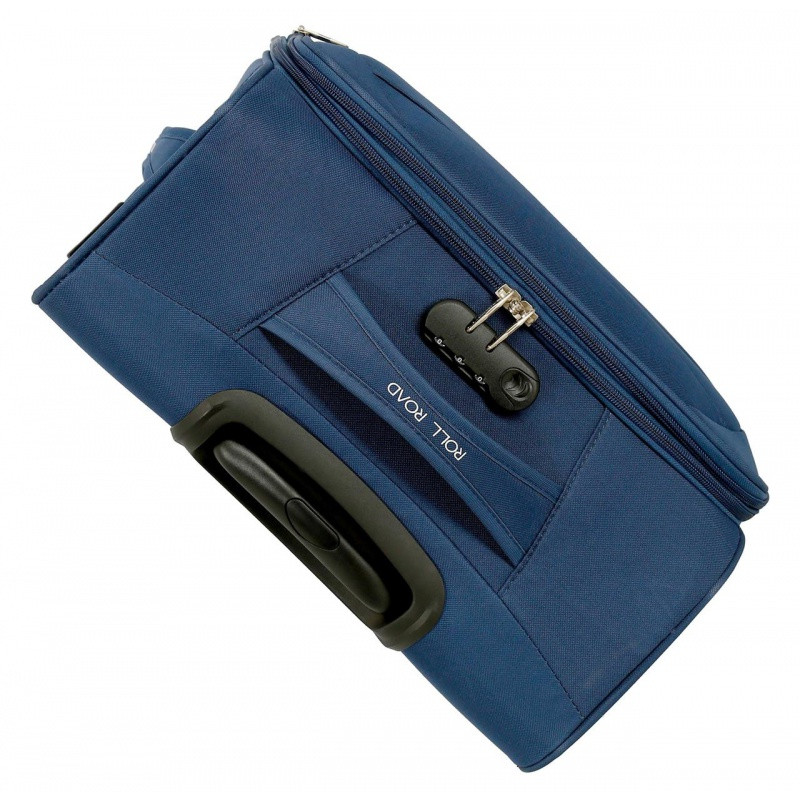JOUMMA BAGS Sada textilných kufrov ROLL ROAD ROYCE Blue / Modrá, 55-66-76cm, 5019423 5