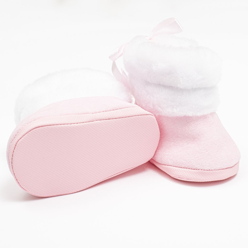 Dojčenské zimné kozačky New Baby ružové 0-3 m 0-3 m 2