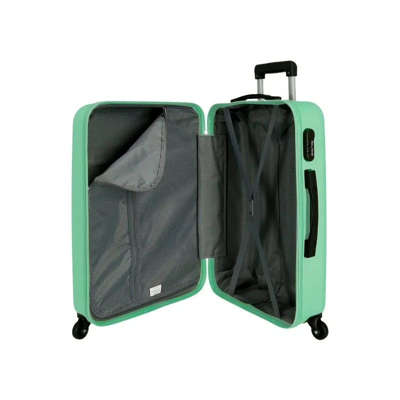 ROLL ROAD Flex Turquesa, Sada ABS cestovných kufrov, 55-65-75cm, 584946B 4