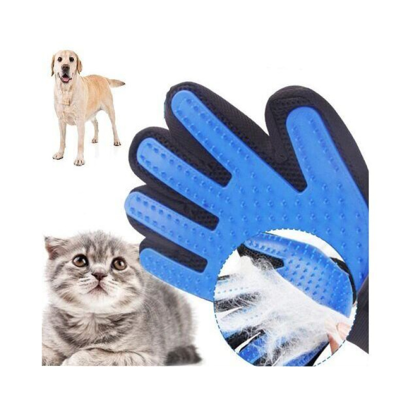 Pet Glove vyčesávacia rukavica modrá 1