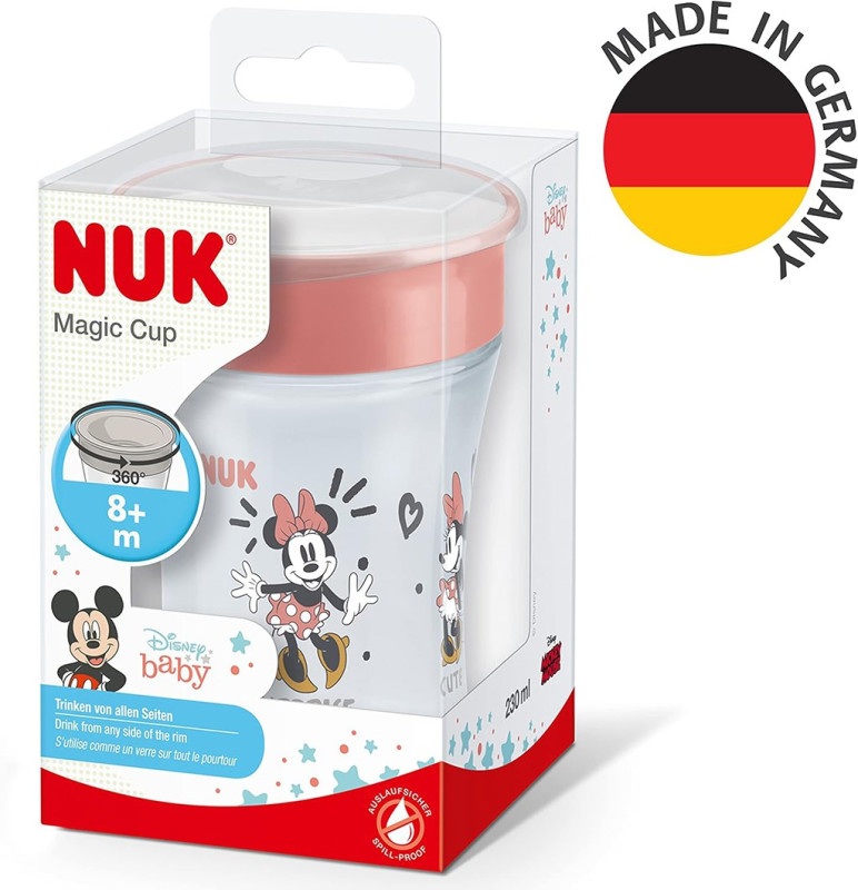 Detský hrnček Magic NUK Cup Minnie (8+ m.) 360 ° 1