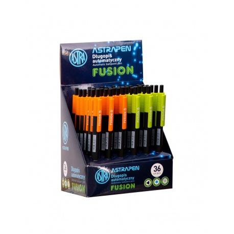 ASTRA 3ks - ASTRAPEN Fusion, Guľôčkové pero 0,6mm, modré, blister, mix farieb, 201022020