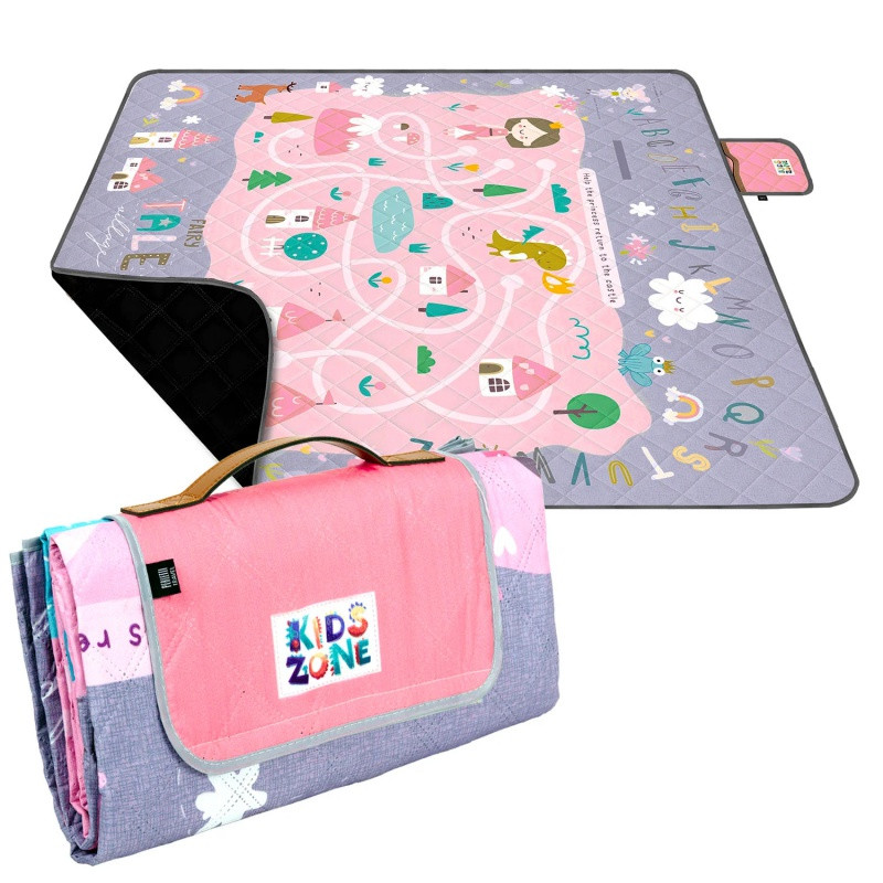 Detská pikniková deka Perletti Travel – Rozprávkový hrad, 150x150cm, 13150