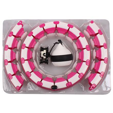Hula Hoop Smart gymnastická obruč tm. ružová 2