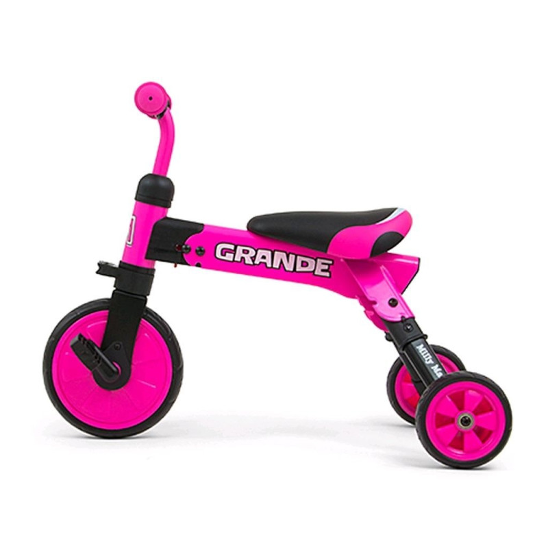 Detská trojkolka 2v1 Milly Mally Grande pink 2