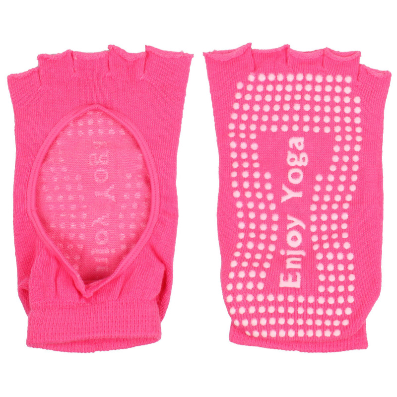 Grippy S2 ponožky na jogu, bezprsté ružová 1