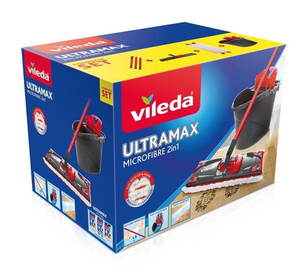 Súprava upratovacia Vileda Ultramax Complete Set box mop na podlahy + vedro