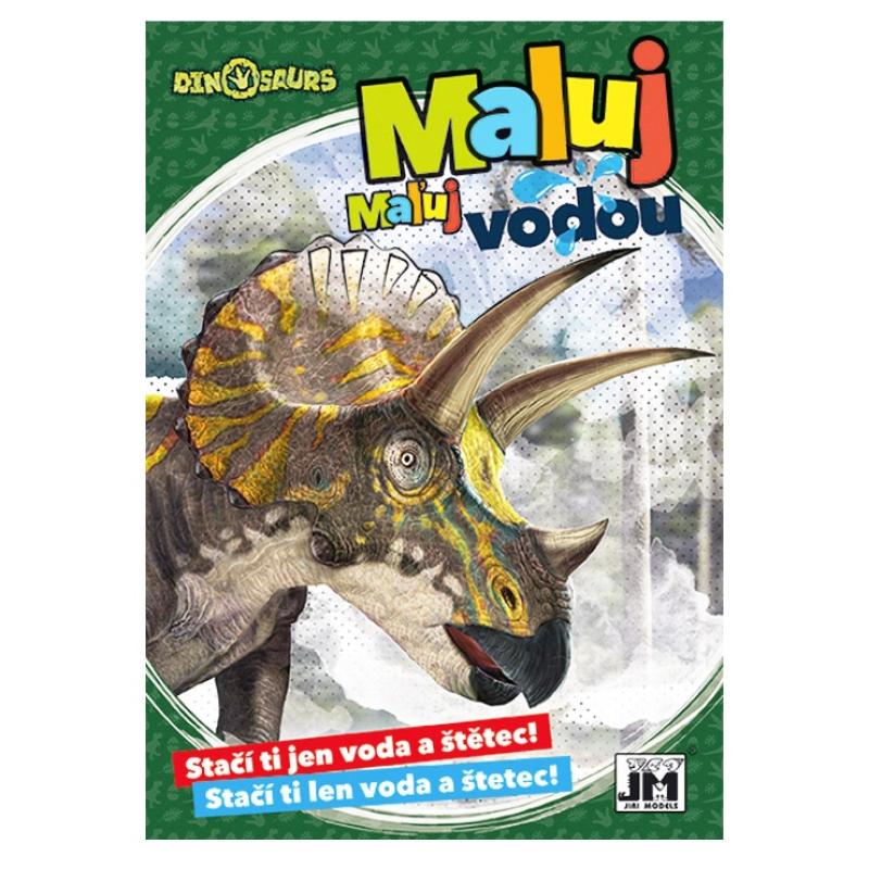 JiriModels Maľuj vodou A5-Dinosaury