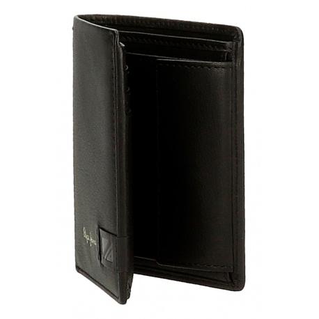 JOUMMA BAGS Pánska kožená peňaženka PEPE JEANS Strand Black / Čierna, 7432031