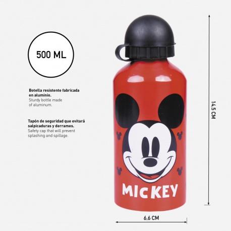 CERDÁ Súprava / Detský 3D batoh + Športová hliníková fľaša MICKEY MOUSE, 2100003588