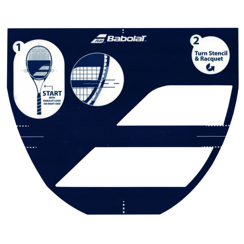 Logo Tenis šablóna pre tenisové rakety