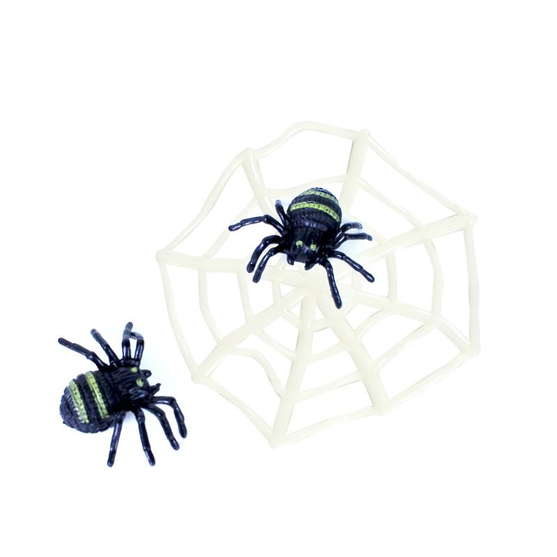 Rappa Dekorácia pavučina s pavúkmi
