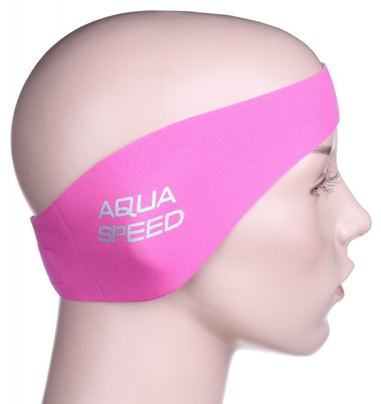 Aqua-Speed Ear Neo kúpacia čelenka junior ružová