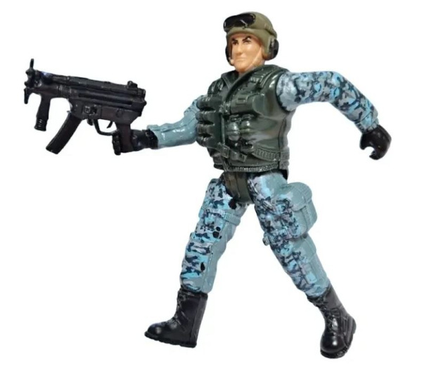 Kĺbový vojak so zbraňou - 4 druhy 1