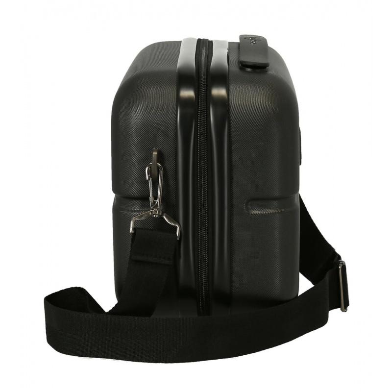 PEPE JEANS Highlight Negro, Cestovný kozmetický kufrík, 21x29x15cm, 7683921