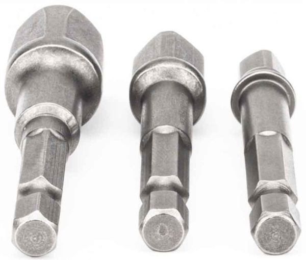 Redukcie pre hlavice 1/4", 3/8", 1/2", POWERMAT 4